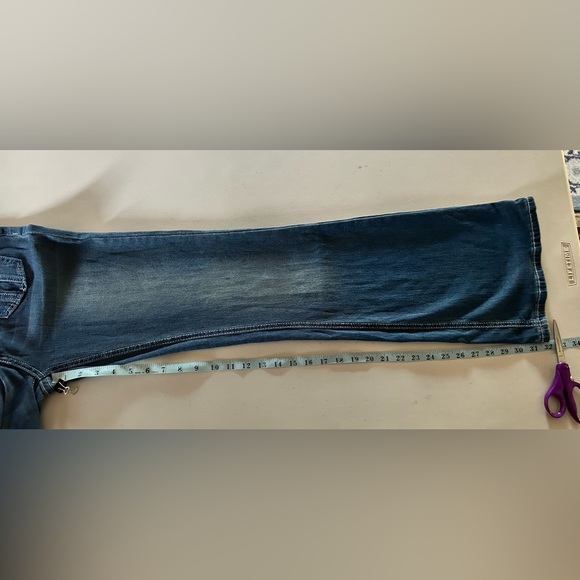 ROMWE Denim Blue Jeans Double Front Pockets Woman’s 4 Small - Picture 7 of 7